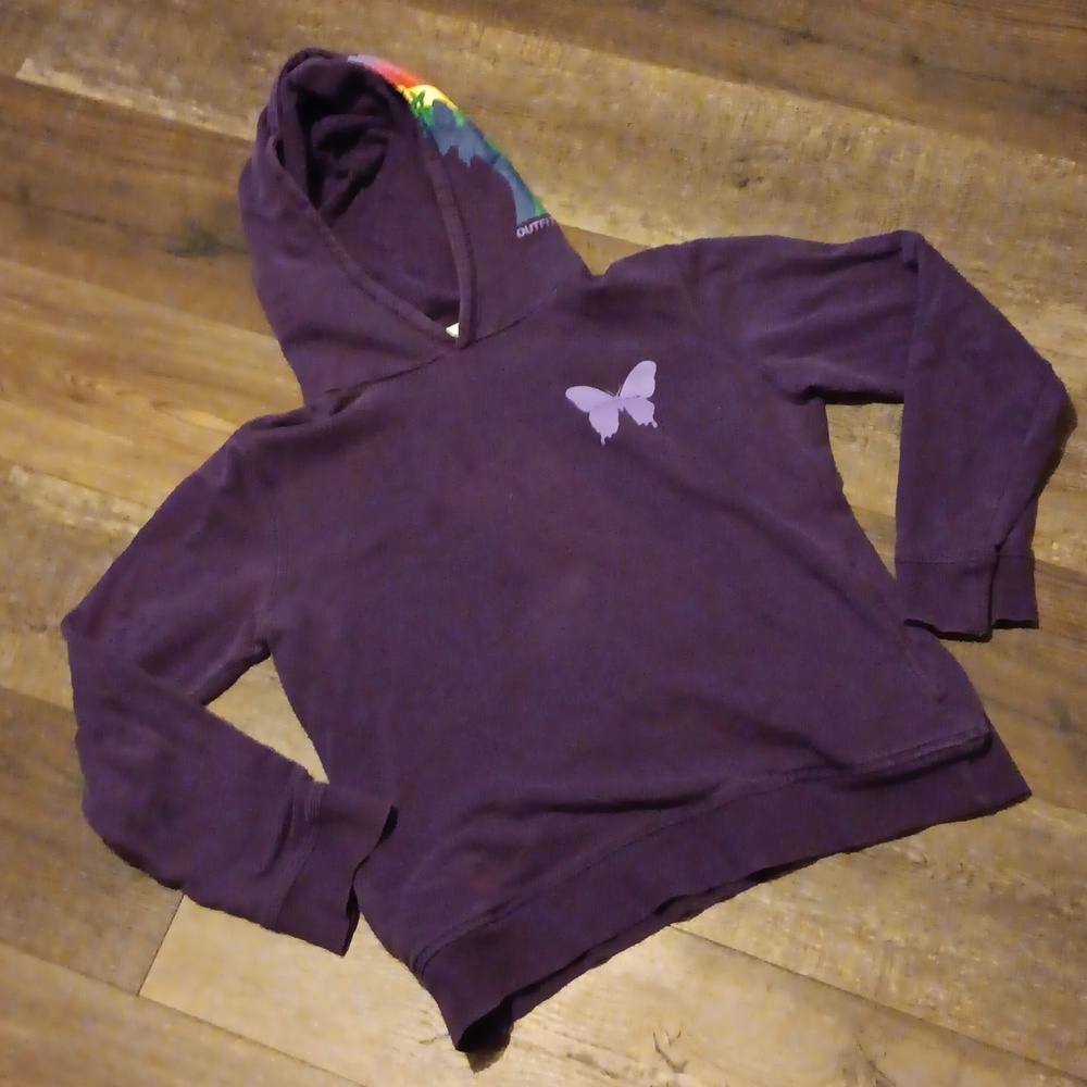Rainbow hoodie‎